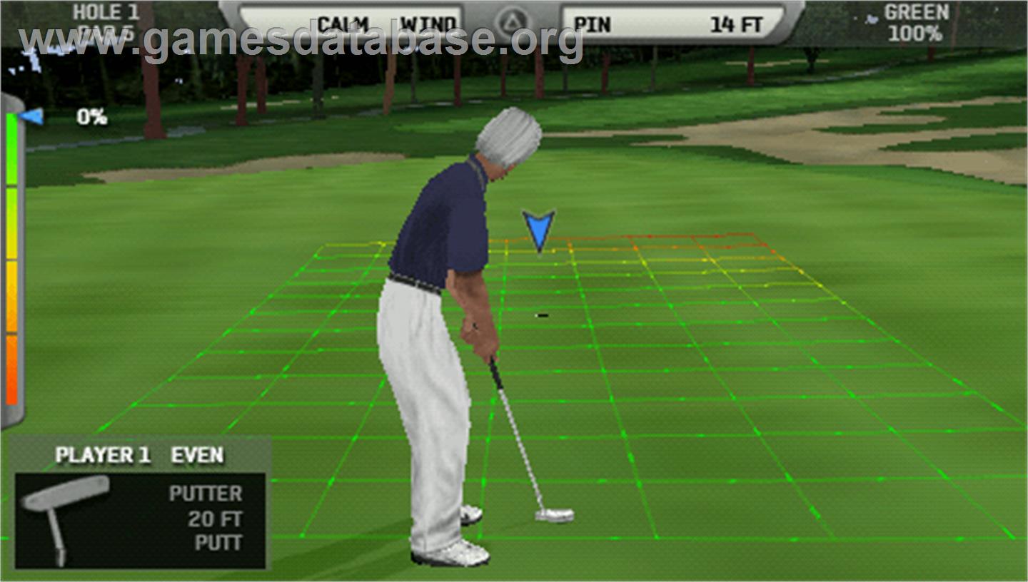 Tiger Woods PGA Tour 6 - Sony PSP - Artwork - In Game