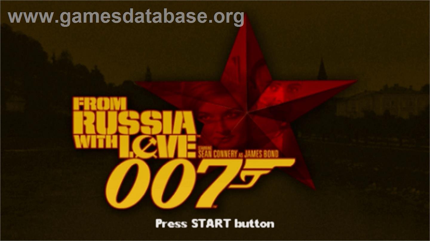 007: From Russia with Love - Sony PSP - Artwork - Title Screen