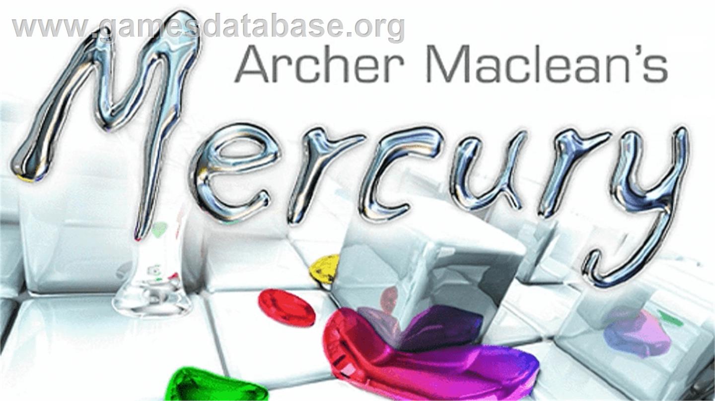 Archer Maclean's Mercury - Sony PSP - Artwork - Title Screen