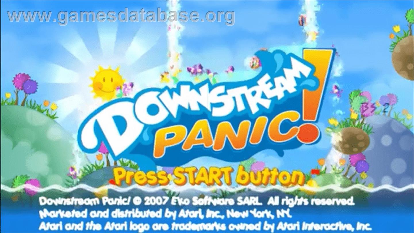 Downstream Panic - Sony PSP - Artwork - Title Screen
