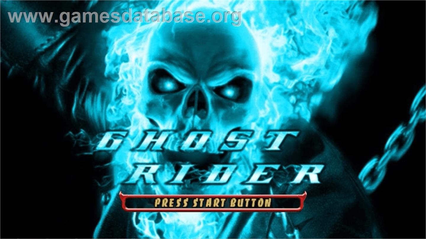 Ghost Rider - Sony PSP - Artwork - Title Screen