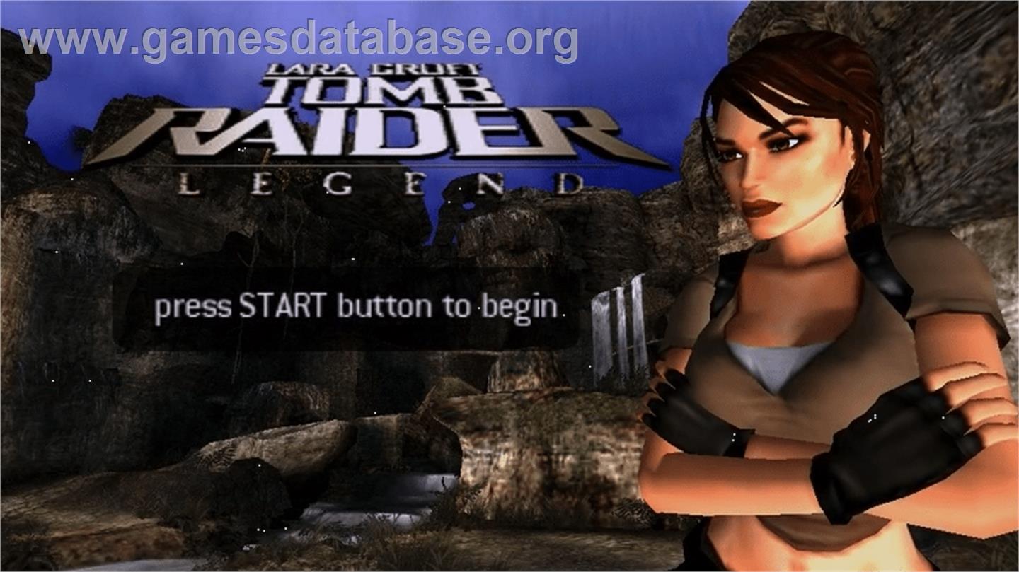 Lara Croft Tomb Raider: Legend - Sony PSP - Artwork - Title Screen