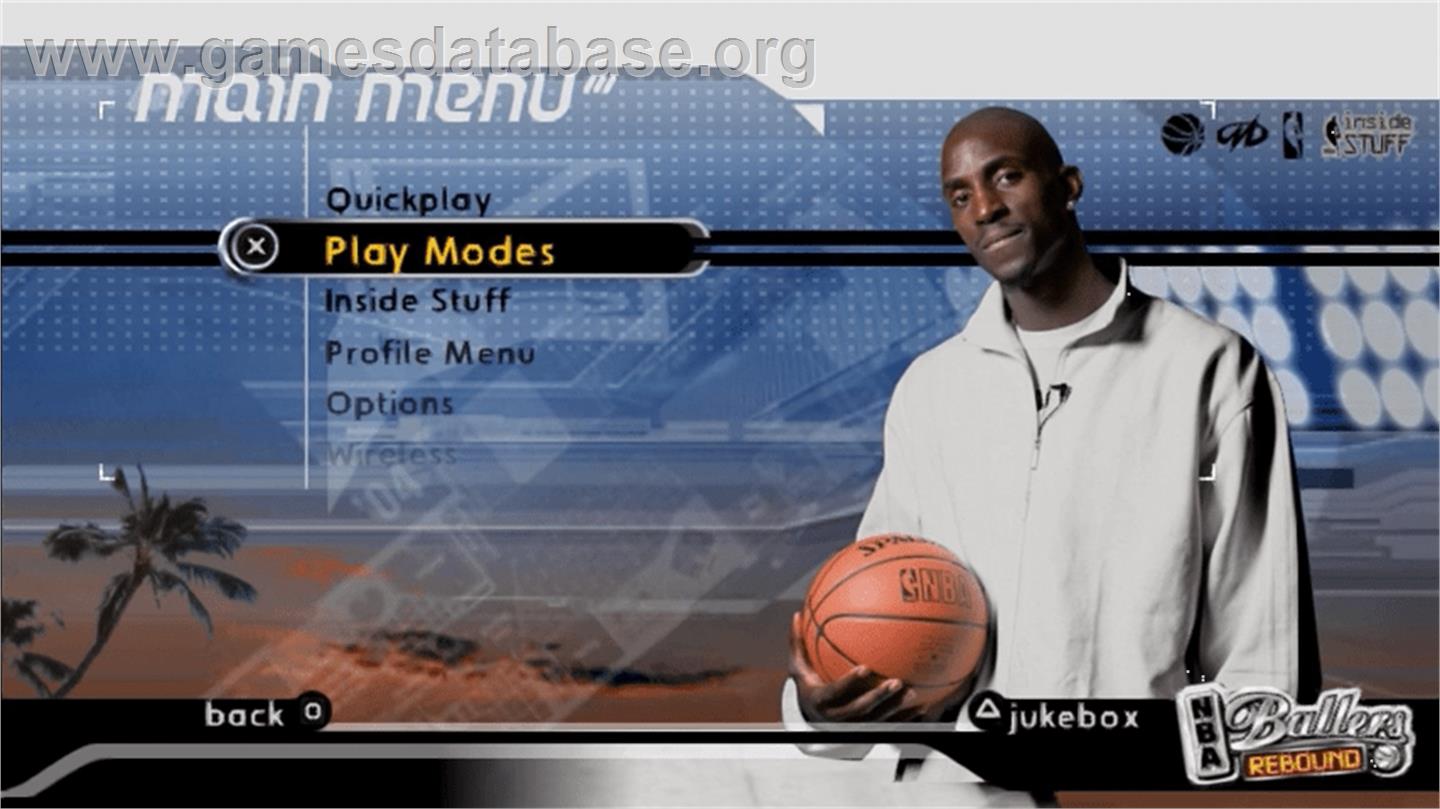 NBA Ballers: Rebound - Sony PSP - Artwork - Title Screen