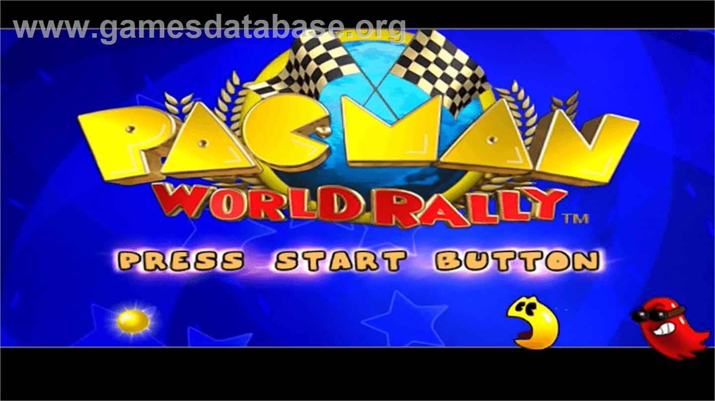 Pac-Man World Rally - Sony PSP - Artwork - Title Screen
