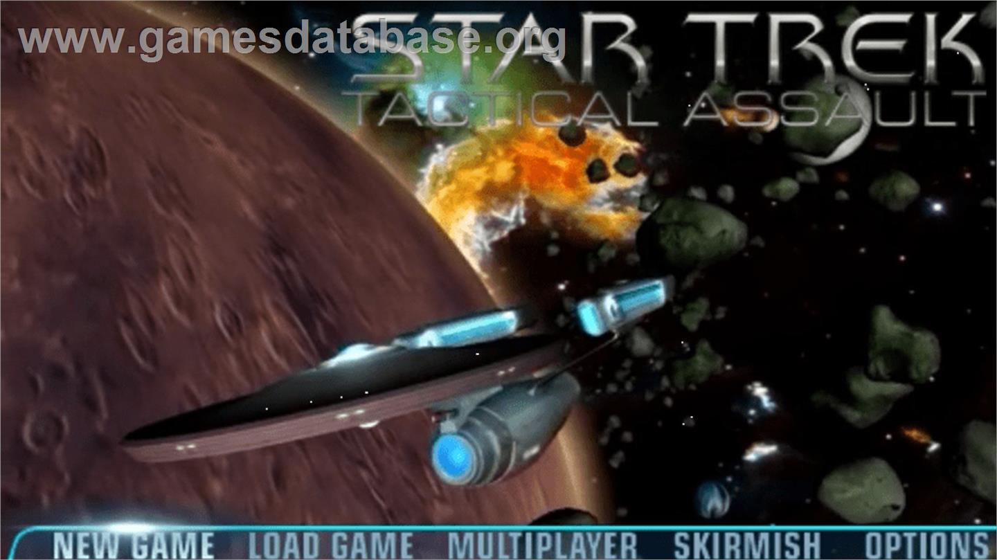 Star Trek Tactical Assault - Sony PSP - Artwork - Title Screen