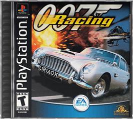 Box cover for 007: Racing on the Sony Playstation.