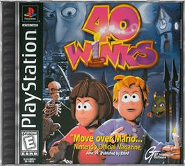 Box cover for 40 Winks on the Sony Playstation.