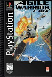 Box cover for Agile Warrior: F-111X on the Sony Playstation.