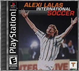 Box cover for Alexi Lalas International Soccer on the Sony Playstation.