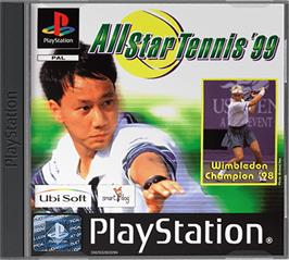 Box cover for All Star Tennis '99 on the Sony Playstation.