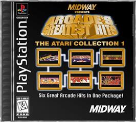 Box cover for Arcade's Greatest Hits: The Atari Collection 1 on the Sony Playstation.