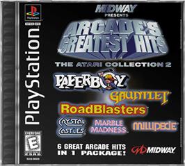 Box cover for Arcade's Greatest Hits: The Atari Collection 2 on the Sony Playstation.