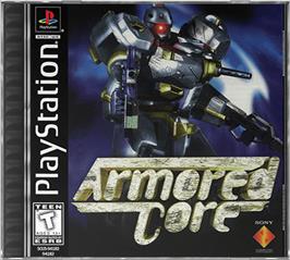 Box cover for Armored Core: Master of Arena on the Sony Playstation.