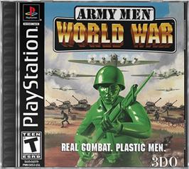 Box cover for Army Men: World War on the Sony Playstation.