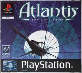 Box cover for Atlantis: The Lost Tales on the Sony Playstation.