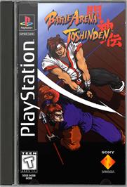 Box cover for Battle Arena Toshinden on the Sony Playstation.