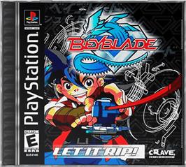 Box cover for Beyblade on the Sony Playstation.