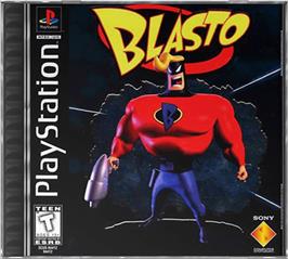 Box cover for Blasto on the Sony Playstation.