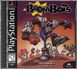 Box cover for BoomBots on the Sony Playstation.