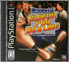 Box cover for Brunswick Circuit Pro Bowling on the Sony Playstation.