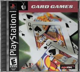 Box cover for Card Games on the Sony Playstation.