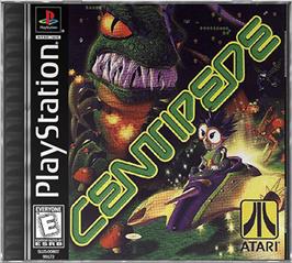 Box cover for Centipede on the Sony Playstation.