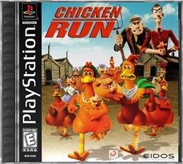 Box cover for Chicken Run on the Sony Playstation.