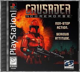 Box cover for Crusader: No Remorse on the Sony Playstation.