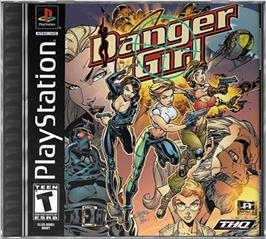 Box cover for Danger Girl on the Sony Playstation.