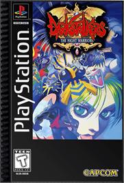 Box cover for Darkstalkers: The Night Warriors on the Sony Playstation.