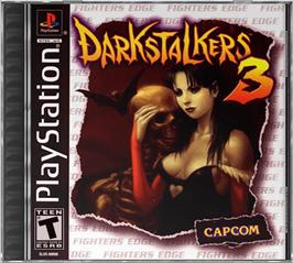 Box cover for Darkstalkers 3 on the Sony Playstation.