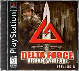 Box cover for Delta Force: Urban Warfare on the Sony Playstation.