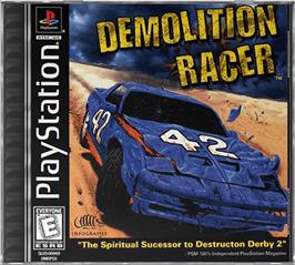Box cover for Demolition Racer on the Sony Playstation.