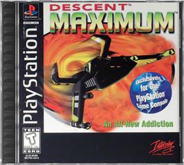 Box cover for Descent Maximum on the Sony Playstation.