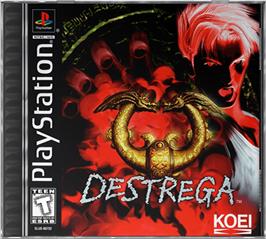 Box cover for Destrega on the Sony Playstation.