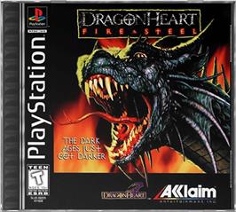 Box cover for DragonHeart: Fire & Steel on the Sony Playstation.