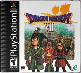 Box cover for Dragon Warrior VII on the Sony Playstation.