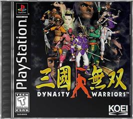 Box cover for Dynasty Warriors on the Sony Playstation.
