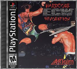 Box cover for ECW Hardcore Revolution on the Sony Playstation.