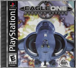 Box cover for Eagle One: Harrier Attack on the Sony Playstation.