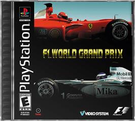 Box cover for F1 World Grand Prix on the Sony Playstation.