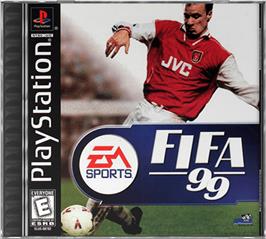 Box cover for FIFA 99 on the Sony Playstation.