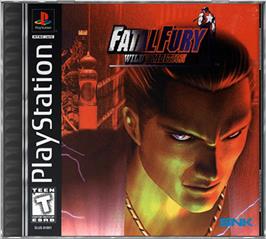 Box cover for Fatal Fury: Wild Ambition on the Sony Playstation.