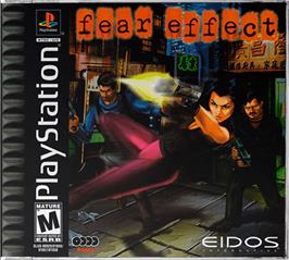Box cover for Fear Effect on the Sony Playstation.