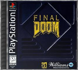 Box cover for Final DOOM on the Sony Playstation.