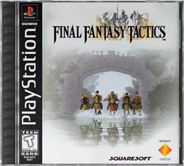 Box cover for Final Fantasy Tactics on the Sony Playstation.