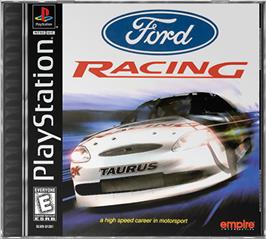 Box cover for Ford Racing on the Sony Playstation.