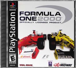 Box cover for Formula One 2000 on the Sony Playstation.