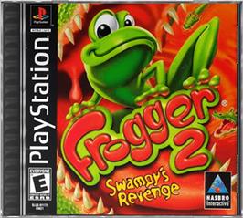 Box cover for Frogger 2: Swampy's Revenge on the Sony Playstation.