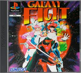 Box cover for Galaxy Fight: Universal Warriors on the Sony Playstation.